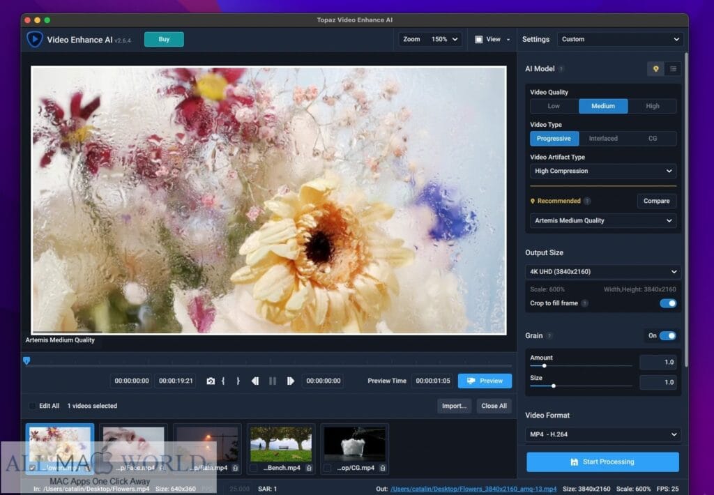 Download Topaz Video AI 7.1.0 for Mac - macOS DMG Setup