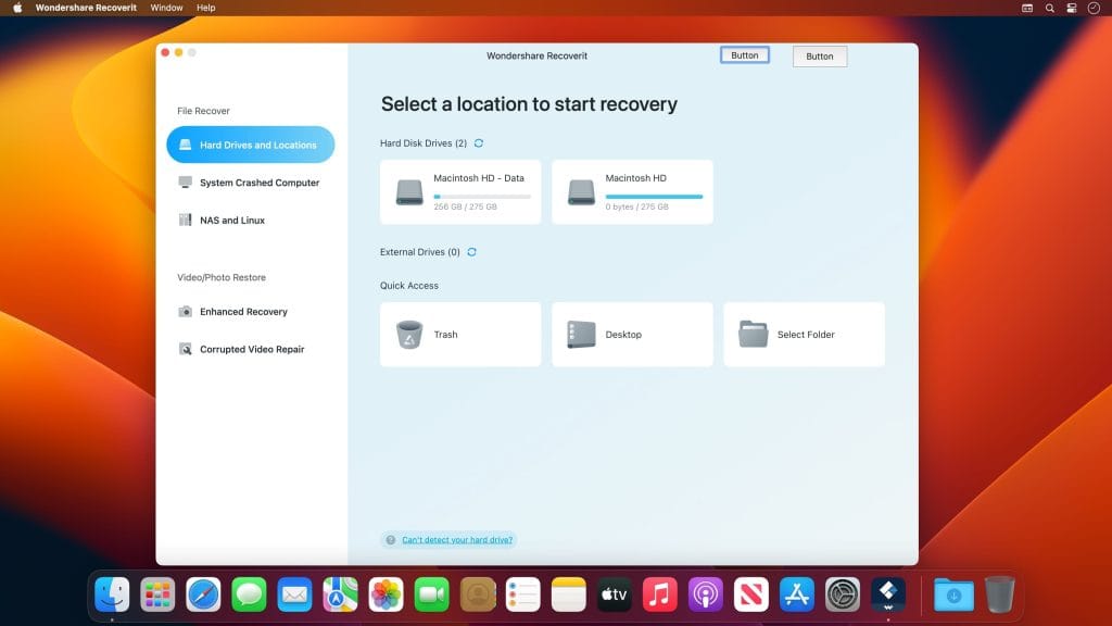 Download Wondershare Recoverit 13.5.22.2 for Mac - macOS DMG Setup