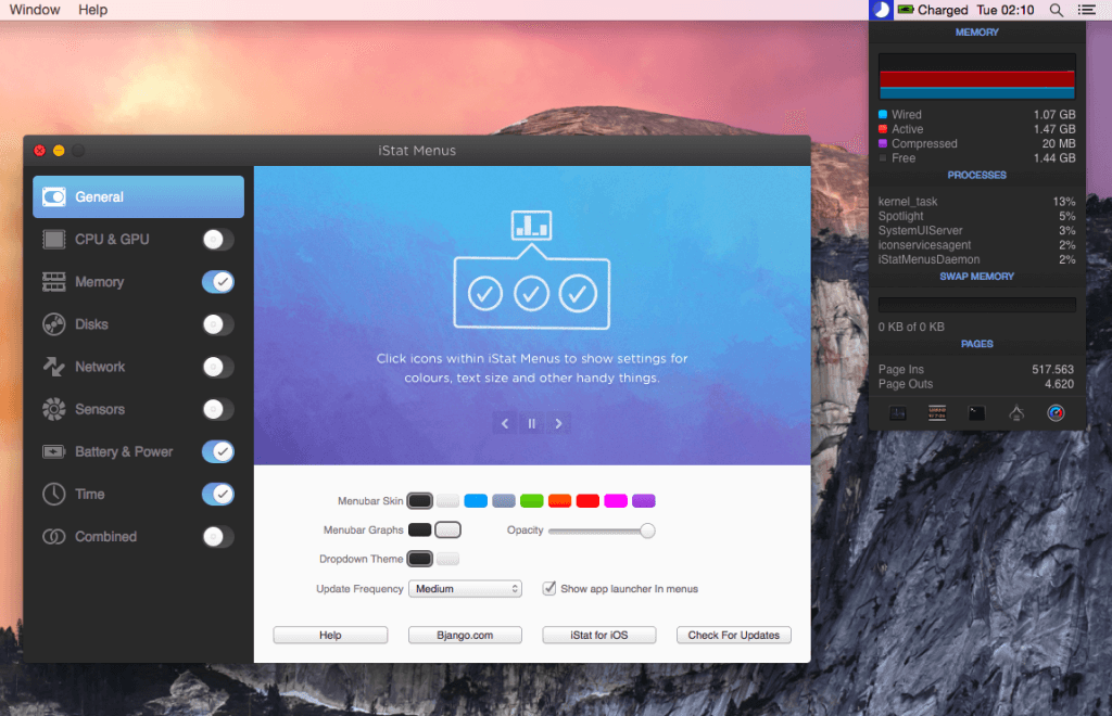 Download iStat Menus 7.10 Crack for macOS