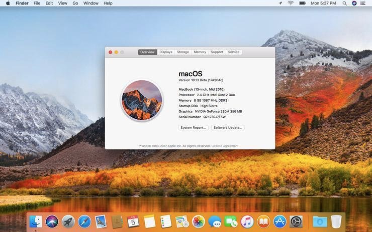 macOS High Sierra